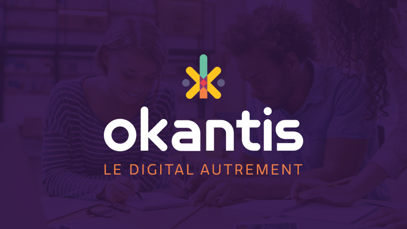 Agence Pixine : vignette d'aperçu du projet Okantis - identité visuelle
