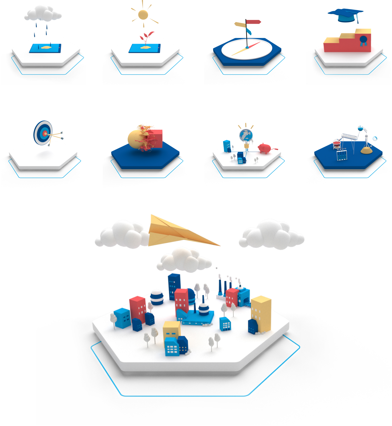Agence Pixine : conception de visuels 3D pour le site internet d'ESTER Technopole