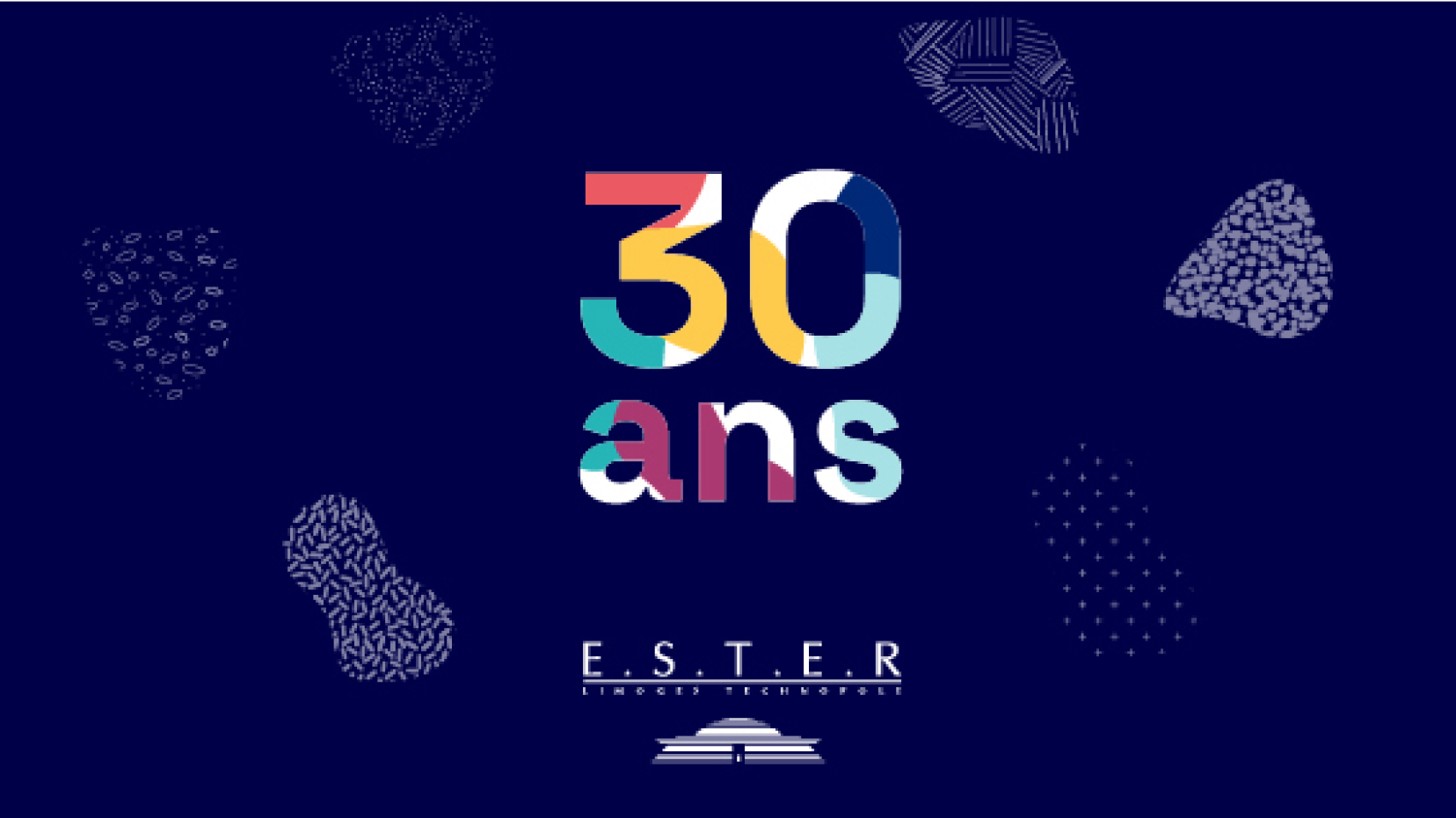 Agence Pixine : conception du visuel des 30 ans d'ESTER Technopole