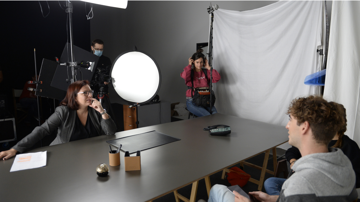 Agence Pixine : images de tournage n°1 avec KOOX productions de web-série Les Mélis-Mémos de Margaux
