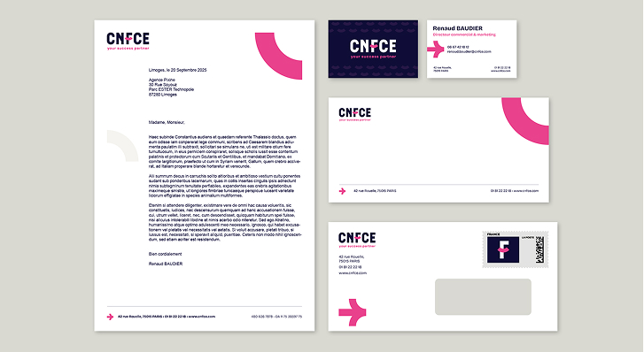 Aperçu des supports de papeterie