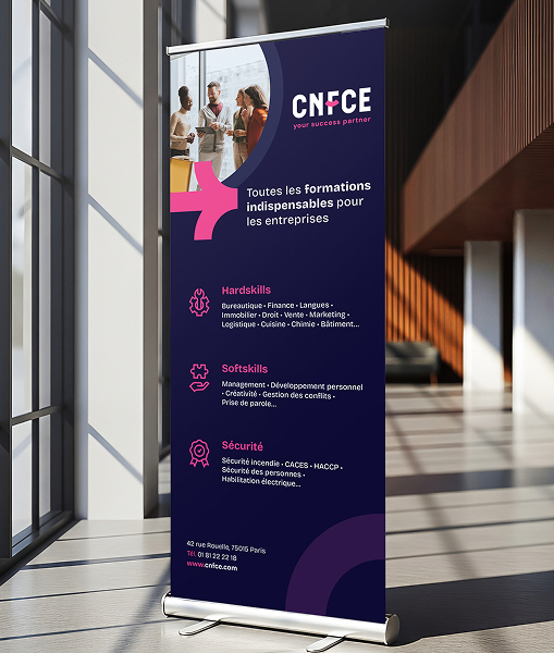 Conception du roll de présentation du CNFCE